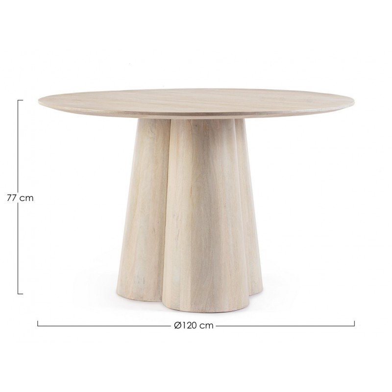 Bizzotto Stół Jadalniany Nassor 120       Beżowy