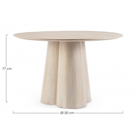 Bizzotto Stół Jadalniany Nassor 120       Beżowy