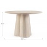 Bizzotto Stół Jadalniany Nassor 120       Beżowy