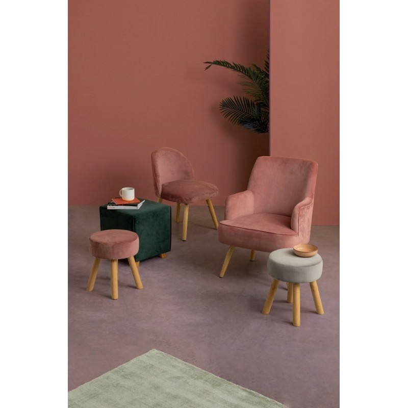 Bizzotto Fotel Adeline Różowy
