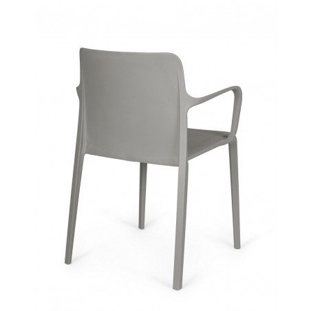 Bizzotto Krzesło Ogrodowe Chloris Arm     Szare