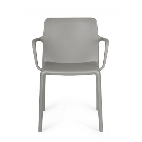 Bizzotto Krzesło Ogrodowe Chloris Arm     Szare