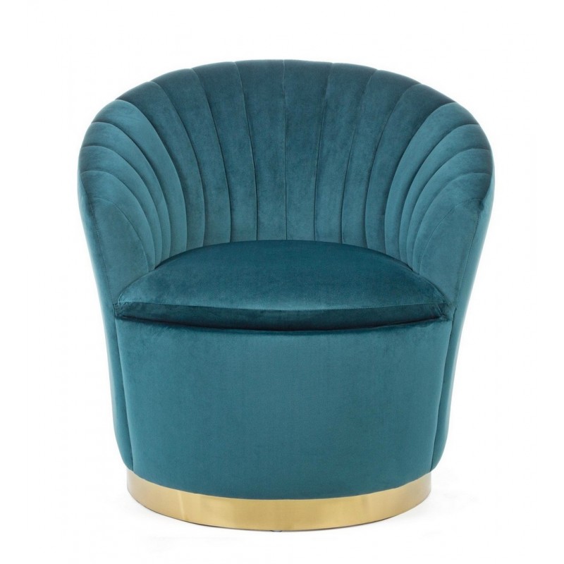 Bizzotto Fotel Gilles Niebieski