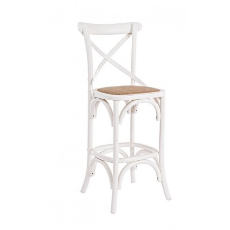 Bizzotto Krzesło Barowe Cross Białe
