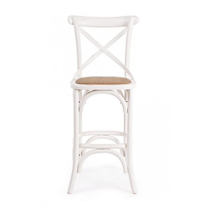 Bizzotto Krzesło Barowe Cross Białe