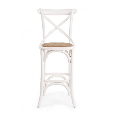 Bizzotto Krzesło Barowe Cross Białe
