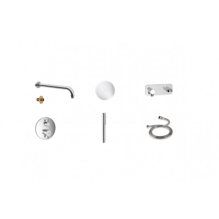 Frost Zestaw Podtynkowy Chrom