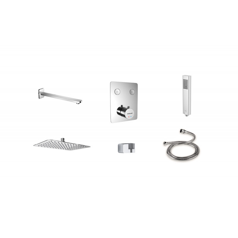 Krotos Zestaw Prysznic-Wanna P/T Chrom