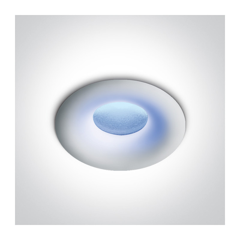 10101L/W/BL wpust LED biały IP44 1W niebieska barwa star light wymagany zasilacz 350mA