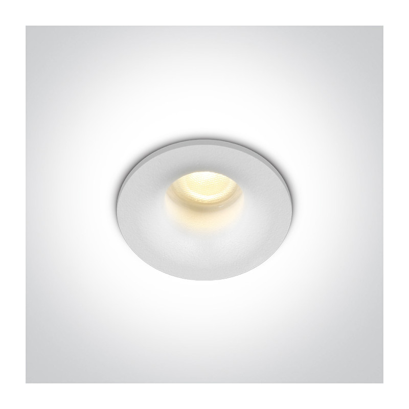 10101LA/W/W wpust COB LED biały IP44 3000K 2W dimmmable wymagany zasilacz 350mA