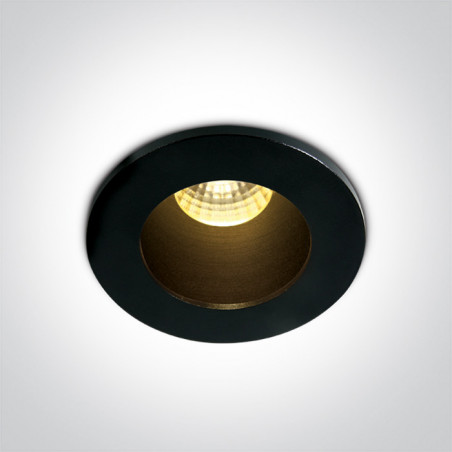 10103DL/B/B/W wpust LED czarny 3000K dark light wymagany zasilacz 350mA/700mA