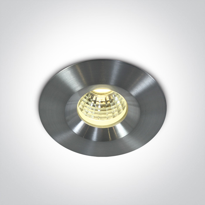 10103P/AL/D aluminiowy wpust COB LED IP65 6000K 3W wymagany zasilacz 350mA / 700mA