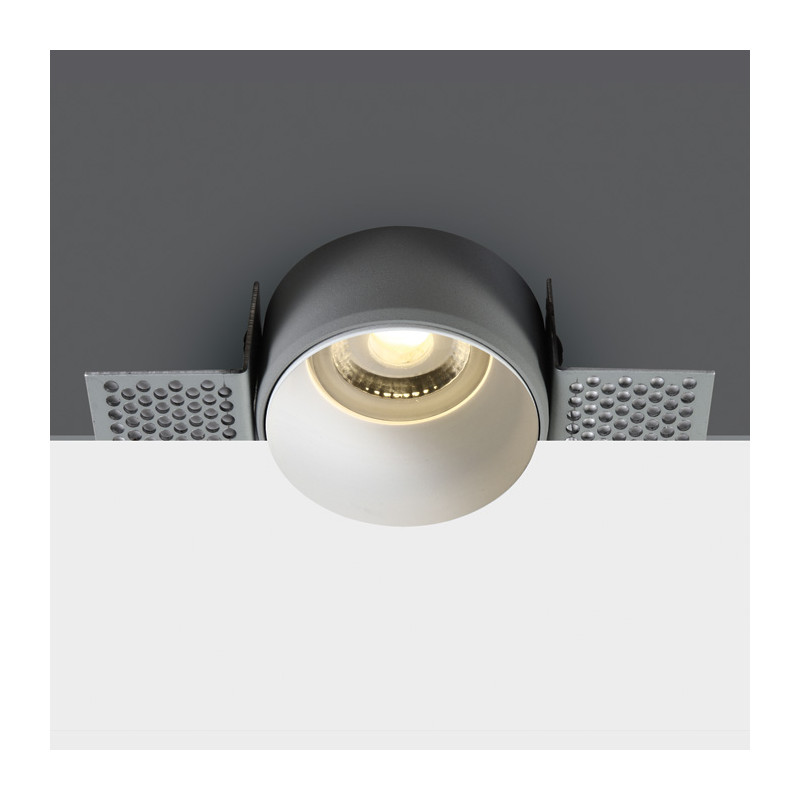 10105TR/W biały wpust z oprawką GU10 MR16 50W dark light puszka montażowa