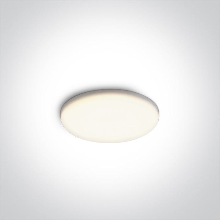 10106CF/C bezramowa biała oprawa typu downlight LED IP65 4000K 6W zasilacz 350mA w komplecie