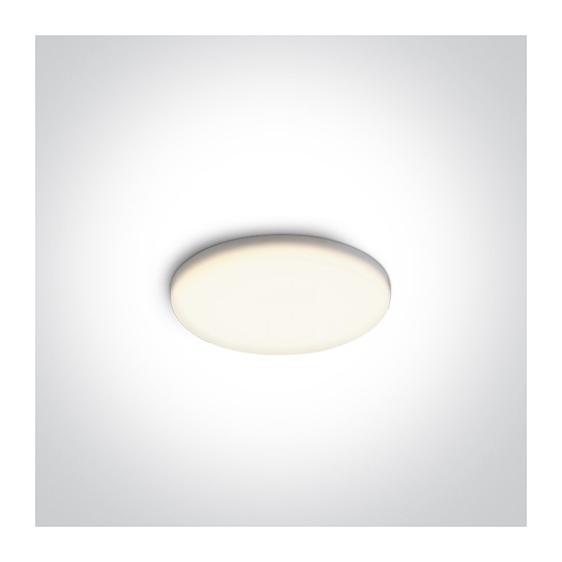10106CF/C bezramowa biała oprawa typu downlight LED IP65 4000K 6W zasilacz 350mA w komplecie