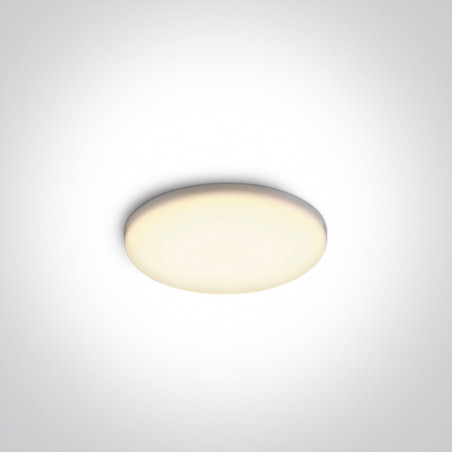 10106CF/W bezramowa biała oprawa typu downlight LED IP65 3000K 6W zasilacz 250mA w komplecie