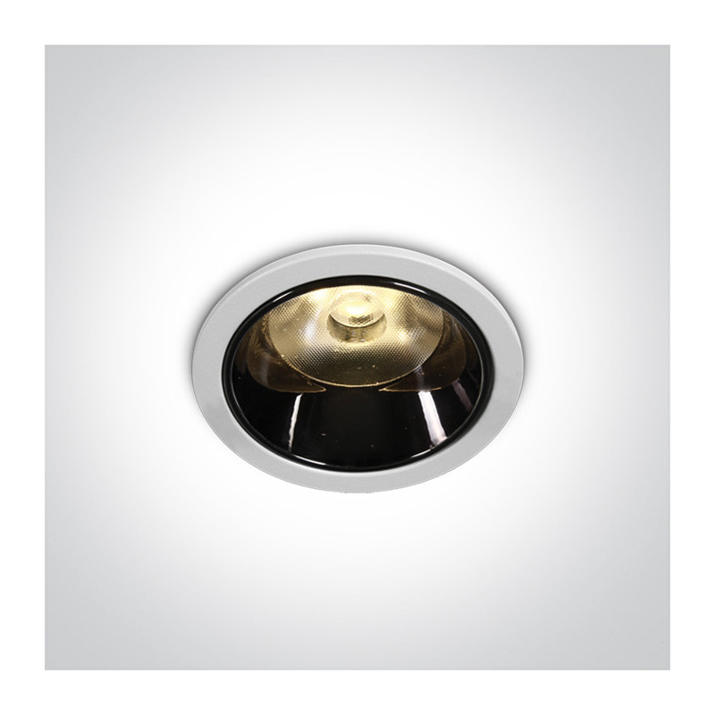 10106DC/W/W biały wpust COB LED 3000K 6W dark light wymagany zasilacz 350mA