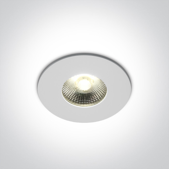 10106PF/W ognioodporny wpust COB LED IP65 3000K 6W bez pierścienia wymagany zasilacz 350mA