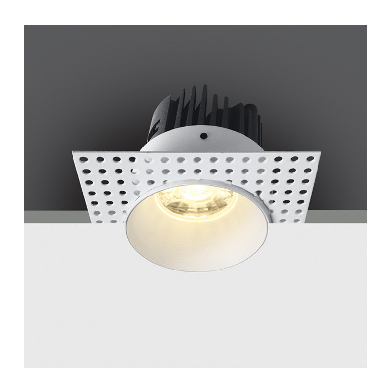 10107BT/W/W biały wpust LED IP54 3000K 7W puszka montażowa