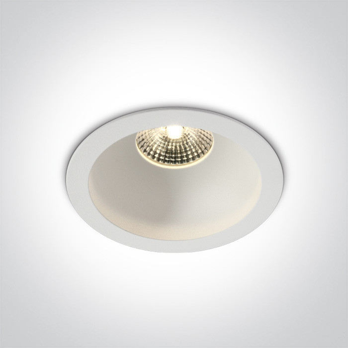 10107DA/W/W biały wpust COB LED 3000K 7W wymagany zasilacz 700mA