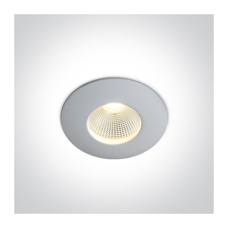 10107P/W/W biały wpust COB LED IP64 3000K 7W wymagany zasilacz o stałym napięciu 700mA