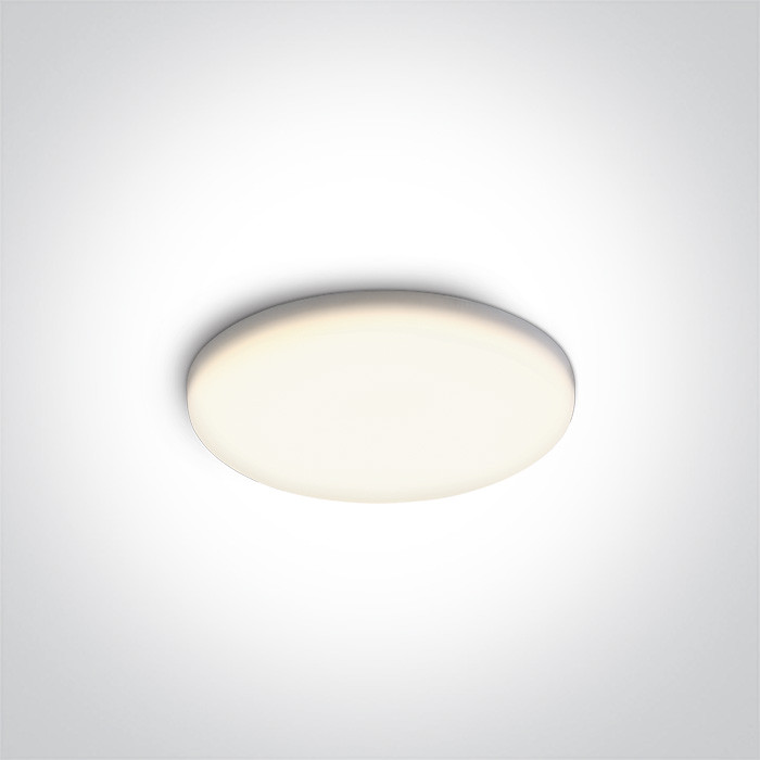10108CF/C biała bezramowa oprawa typu downlight LED IP65 4000K 8W zasilacz 500mA w komplecie