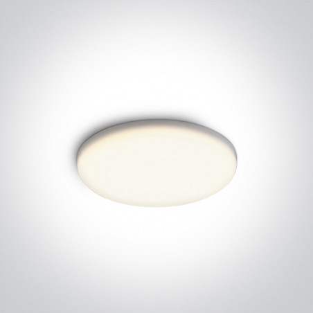 10108CF/C biała bezramowa oprawa typu downlight LED IP65 4000K 8W zasilacz 500mA w komplecie