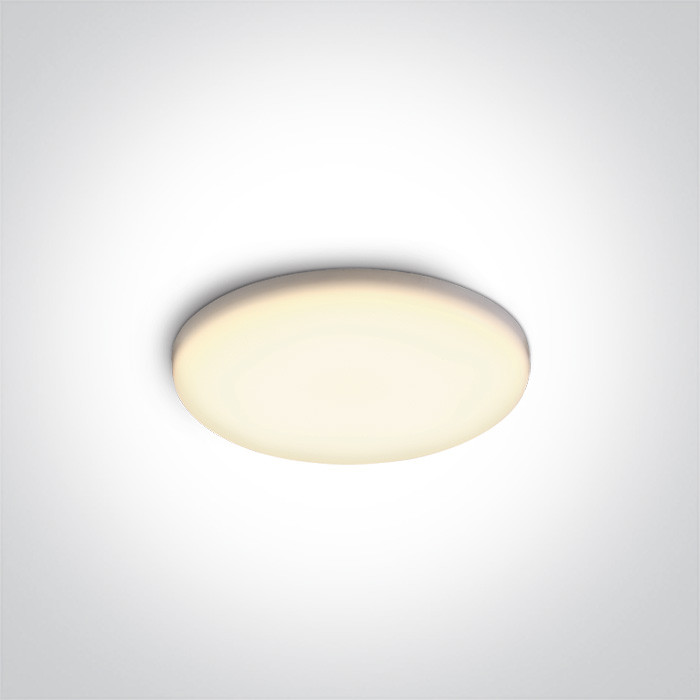 10108CF/W biała bezramowa oprawa typu downlight LED IP65 3000K 8W zasilacz 500mA w komplecie