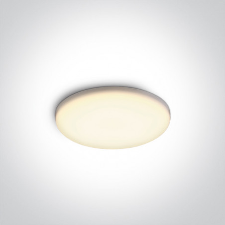 10108CF/W biała bezramowa oprawa typu downlight LED IP65 3000K 8W zasilacz 500mA w komplecie