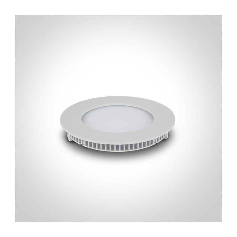 10108FA/W/W wąski biały downlight LED IP40 3000K 8W nieściemnialny zasilacz LED 320mA w zestawie