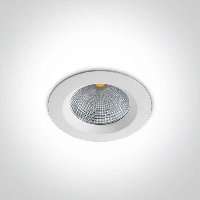10110CA/W/C biała oprawa typu downlight do wbudowania LED 4000K 10W zasilacz 300mA w zestawie