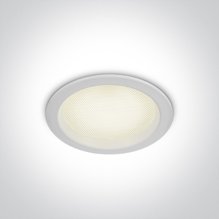 10110U/W/C biała oprawa typu downlight SMD LED UGR19 IP44 4000K 10W zasilacz 200mA w zestawie