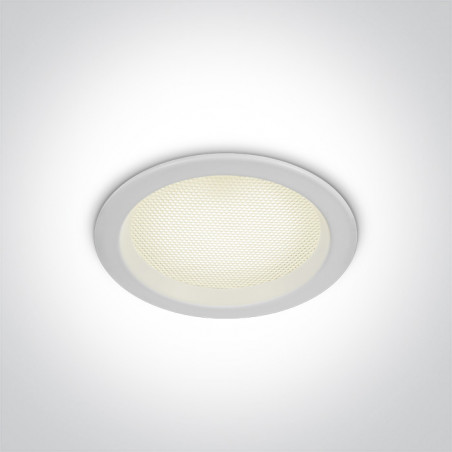 10110U/W/C biała oprawa typu downlight SMD LED UGR19 IP44 4000K 10W zasilacz 200mA w zestawie