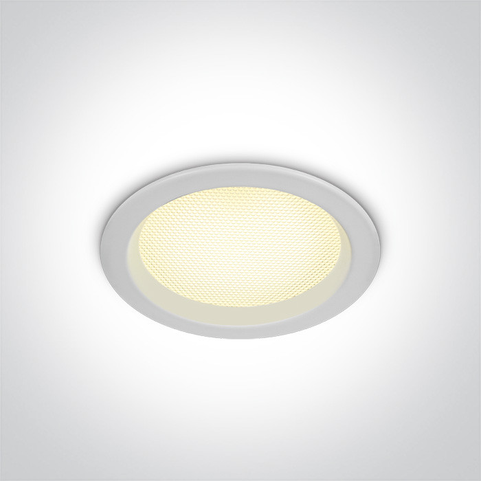 10110U/W/W biała oprawa typu downlight SMD LED UGR19 IP44 3000K 10W zasilacz 200mA w zestawie