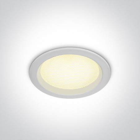 10110U/W/W biała oprawa typu downlight SMD LED UGR19 IP44 3000K 10W zasilacz 200mA w zestawie