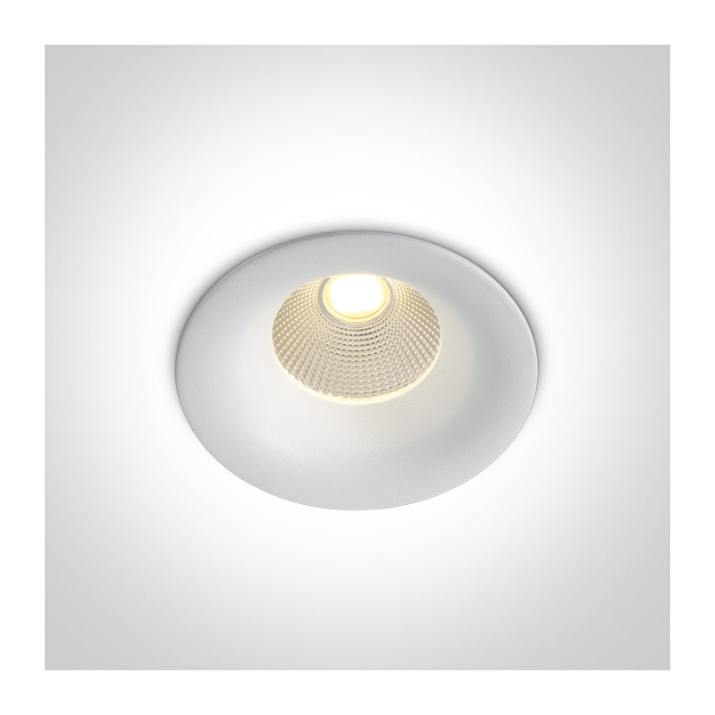 10112C/W/W biały wpust COB LED 3000K 12W dark light wymagany zasilacz 700mA