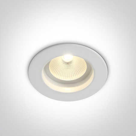 10112E/W/C biały wpust COB LED 4000K 12W dark light wymagany zasilacz 700mA