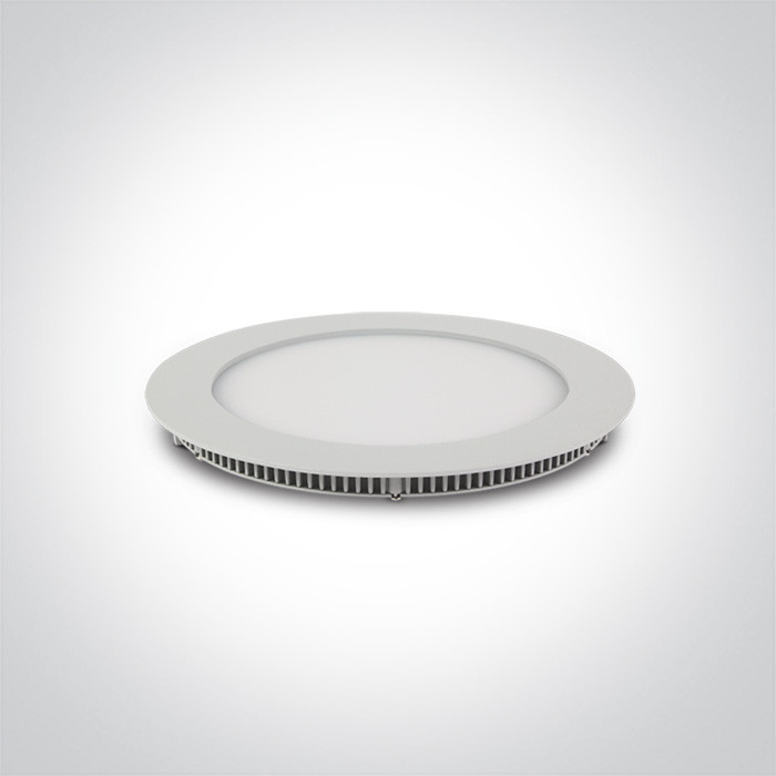 10112F/W/EW wąski biały downlight LED IP40 2700K 12W zasilacz LED dimmm 500mA w komplecie