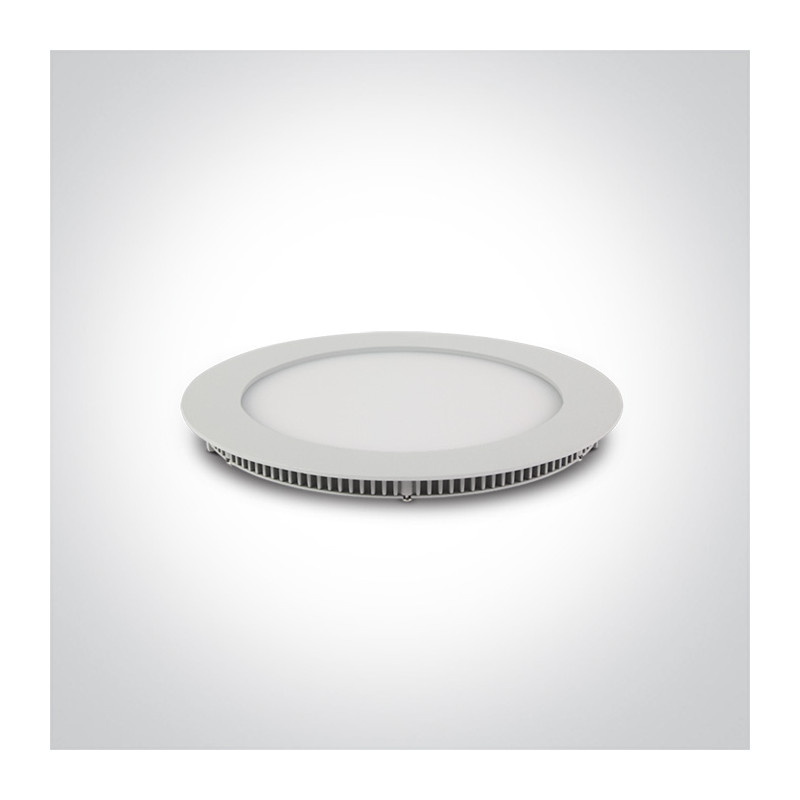 10112F/W/EW wąski biały downlight LED IP40 2700K 12W zasilacz LED dimmm 500mA w komplecie