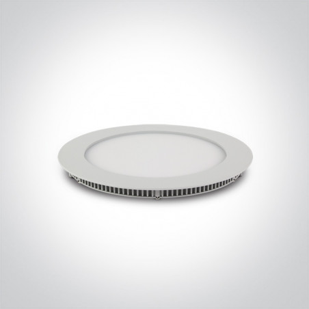 10112F/W/EW wąski biały downlight LED IP40 2700K 12W zasilacz LED dimmm 500mA w komplecie