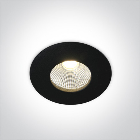 10112P/B/W czarny wpust COB LED IP64 3000K 12W wymagany zasilacz o stałym napięciu 700mA