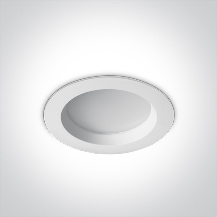 10113B/W/C biała wpuszczana oprawa typu downlight LED IP54 4000K 13W nieściemnialny zasilacz LED w zestawie