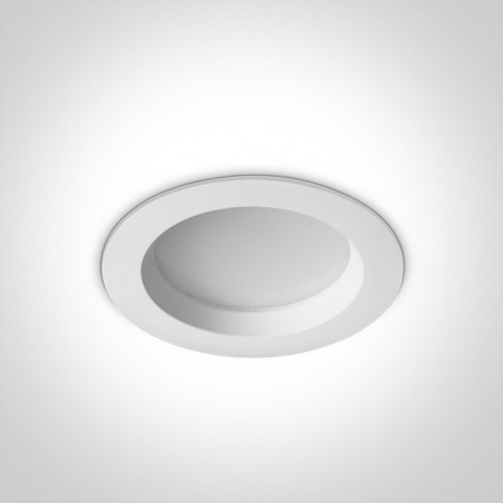 10113B/W/W biała wpuszczana oprawa typu downlight LED IP54 3000K 13W nieściemnialny zasilacz LED w zestawie
