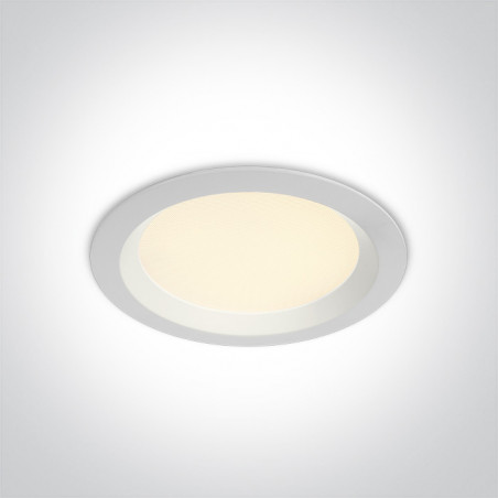 10113UV/W biały downlight SMD LED UGR19 IP44 z regulacją CCT 3000K-4000K-6000K 13W zasilacz 300mA w zestawie