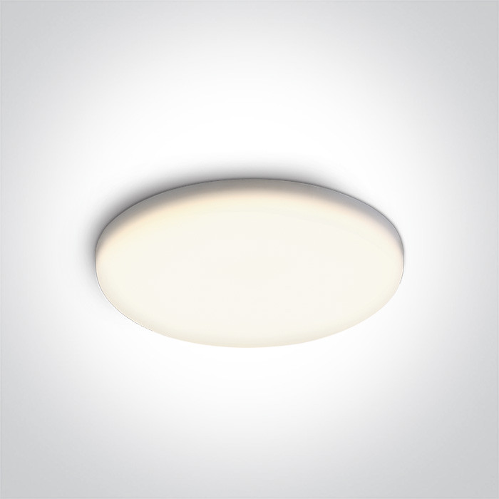 10115CF/C  biała bezramowa oprawa typu downlight LED IP65 4000K 15W zasilacz 500mA w zestawie