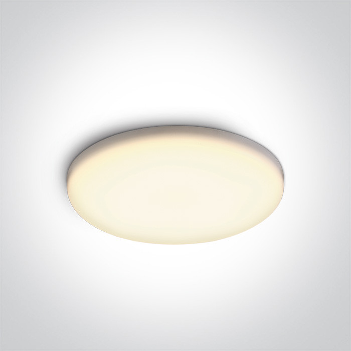 10115CF/W biała bezramowa oprawa typu downlight LED IP65 3000K 15W zasilacz 500mA w zestawie