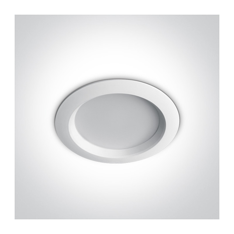 10115T/W/W biała wpuszczana oprawa typu downlight SMD LED 3000K 15W zasilacz 280mA w komplecie