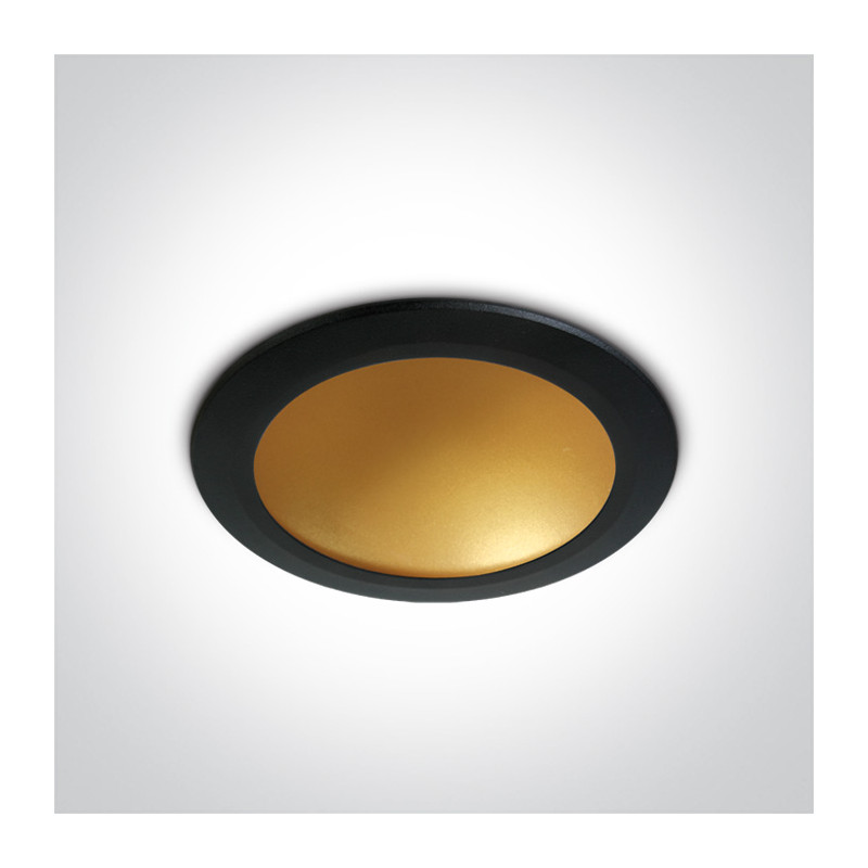 10116FD/B/BS downlight w kolorze czarny-mosiądz LED 3000K 16W dark light zasilacz 300mA w komplecie