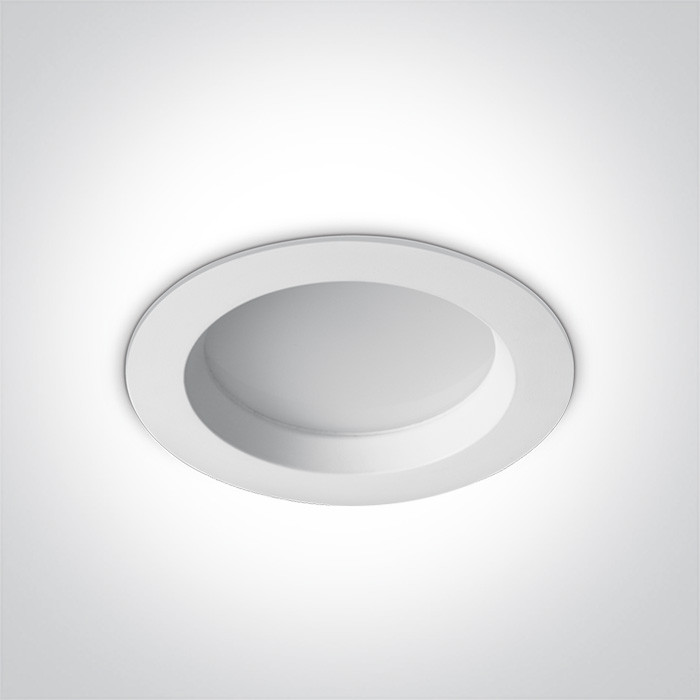10118B/W/C biały downlight LED IP54 4000K 18W nieściemnialny zasilacz LED w komplecie