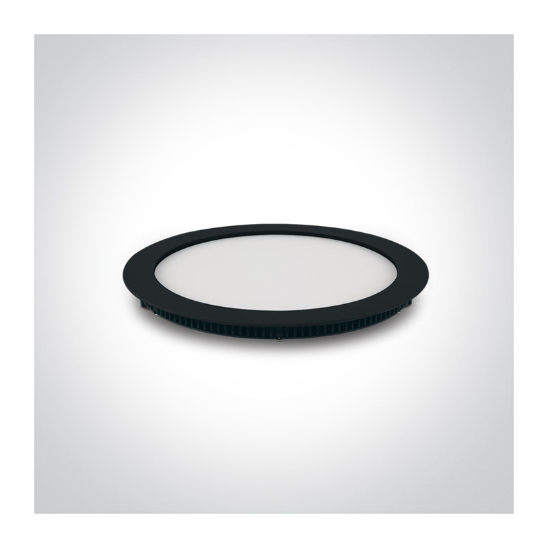 10118FA/B/W czarny smukły downlight LED IP40 3000K 18W nieściemnialny zasilacz LED 450mA w zestawie opcjonalnie zasilacz LED dim